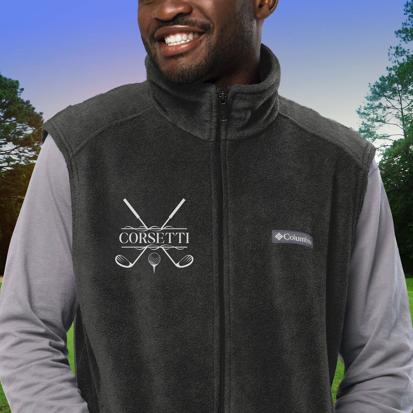 Custom Fleece Golf Vest, Personalized Golf Vest, Golf Sweatshirt, Golf Gifts for Men, Golf Gifts for Women, Father's Day Gift, Gift for Dad