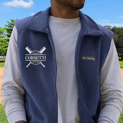 Custom Fleece Softball Vest, Personalized Softball Vest, Fleece Sweatshirt, Softball Jacket, Softball Team gift, Perfect Softball Coach Gift