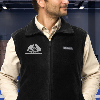 Custom Fleece Wrestling Vest, Personalized Wrestling Vest, Fleece Sweatshirt, Wrestling Jacket, Wrestling Coach Gift, Wrestling Team Gift